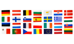 28 stati dell'Unione Europea EU set di bandiere - 90 x 150 cm