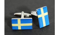 Gemelli Bandiera Svezia - 18 x 12 mm