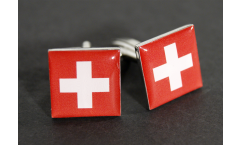Gemelli Bandiera Svizzera - 18 x 12 mm