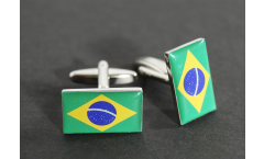 Gemelli Bandiera Brasile - 18 x 12 mm