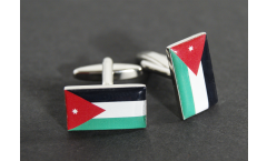 Gemelli Bandiera Giordania - 18 x 12 mm
