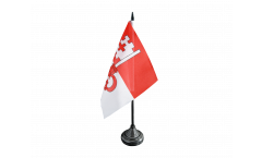 Bandiera da tavolo Svizzera Canton Obvaldo - 12 x 12 cm