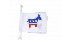 Cordata USA Democratici Democrats - 15 x 22 cm