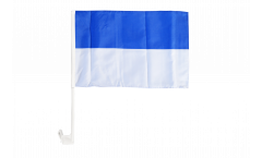 Bandiera per auto blu-bianca - 30 x 40 cm