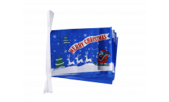 Cordata Merry Christmas Babbo Natale blu - 15 x 22 cm