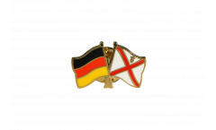 Spilla dell'amicizia Germania - Regno Unito Jersey - 22 mm