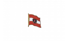 Spilla Bandiera Austria con l'aquila - 2 x 2 cm
