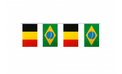 Cordata dell'amicizia Belgio - Brasile - 15 x 22 cm