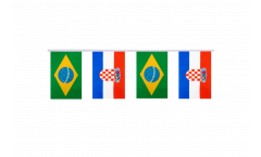 Cordata dell'amicizia Brasile - Croazia - 15 x 22 cm