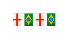 Cordata dell'amicizia Inghilterra - Brasile - 15 x 22 cm
