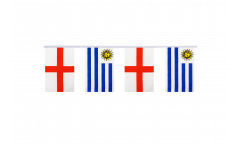 Cordata dell'amicizia Inghilterra - Uruguay - 15 x 22 cm