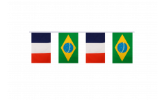 Cordata dell'amicizia Francia - Brasile - 15 x 22 cm