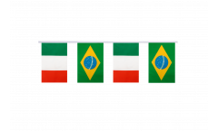 Cordata dell'amicizia Italia - Brasile - 15 x 22 cm