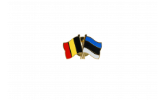 Spilla dell'amicizia Belgio - Estonia - 22 mm