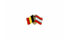 Spilla dell'amicizia Belgio - Lettonia - 22 mm