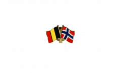 Spilla dell'amicizia Belgio - Norvegia - 22 mm