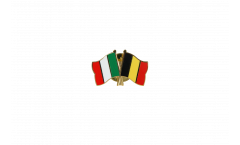 Spilla dell'amicizia Italia - Belgio - 22 mm