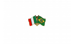 Spilla dell'amicizia Italia - Brasile - 22 mm