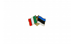 Spilla dell'amicizia Italia - Estonia - 22 mm