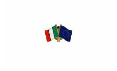 Spilla dell'amicizia Italia - Unione Europea EU - 22 mm