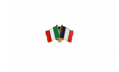 Spilla dell'amicizia Italia - Francia - 22 mm