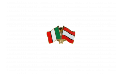 Spilla dell'amicizia Italia - Lettonia - 22 mm