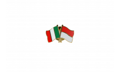 Spilla dell'amicizia Italia - Principato di Monaco - 22 mm