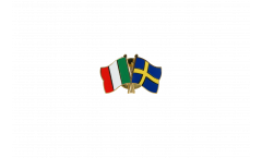 Spilla dell'amicizia Italia - Svezia - 22 mm