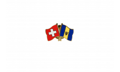 Spilla dell'amicizia Svizzera - Barbados - 22 mm