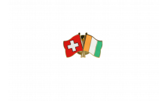 Spilla dell'amicizia Svizzera - Costa d'Avorio - 22 mm