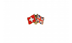 Spilla dell'amicizia Svizzera - Regno Unito - 22 mm