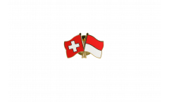 Spilla dell'amicizia Svizzera - Indonesia - 22 mm