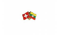 Spilla dell'amicizia Svizzera - Myanmar - 22 mm
