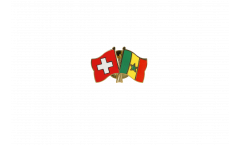 Spilla dell'amicizia Svizzera - Senegal - 22 mm