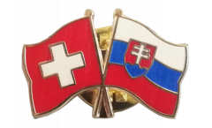 Spilla dell'amicizia Svizzera - Slovacchia - 22 mm