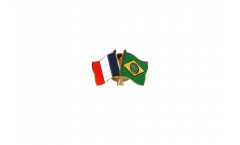 Spilla dell'amicizia Francia - Brasile - 22 mm