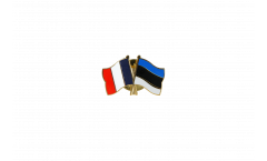 Spilla dell'amicizia Francia - Estonia - 22 mm