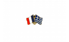 Spilla dell'amicizia Francia - Grecia - 22 mm