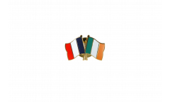 Spilla dell'amicizia Francia - Irlanda - 22 mm