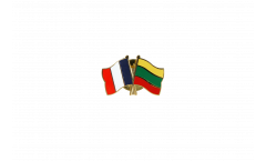 Spilla dell'amicizia Francia - Lituania - 22 mm