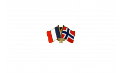 Spilla dell'amicizia Francia - Norvegia - 22 mm