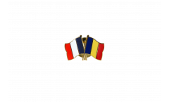 Spilla dell'amicizia Francia - Romania - 22 mm