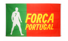 Bandiera da balcone Tifosi Portogallo Forca - 90 x 150 cm