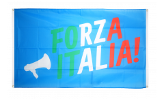 Bandiera da balcone Tifosi Italia Forza Italia - 90 x 150 cm