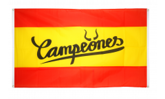 Bandiera da balcone Tifosi Spagna Campeones - 90 x 150 cm