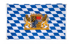 Bandiera da balcone Germania Baviera con leone - 90 x 150 cm