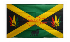 Bandiera da balcone Giamaica Reggae - 90 x 150 cm