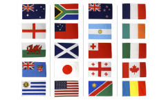 Coppa del Mondo di Rugby 2015 set di bandiere - 90 x 150 cm