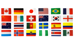 Campionato mondiale di calcio femminile 2015 set di bandiere - 90 x 150 cm