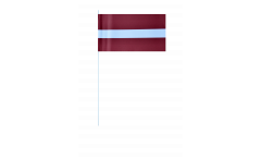 Bandiera di Carta Lettonia - 12 x 24 cm